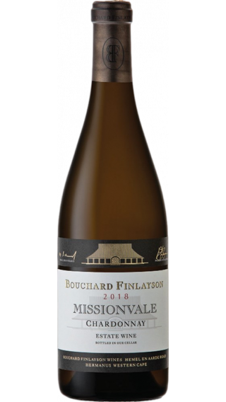 Bottle of Bouchard Finlayson Missionvale Chardonnay 2018 wine 750 ml