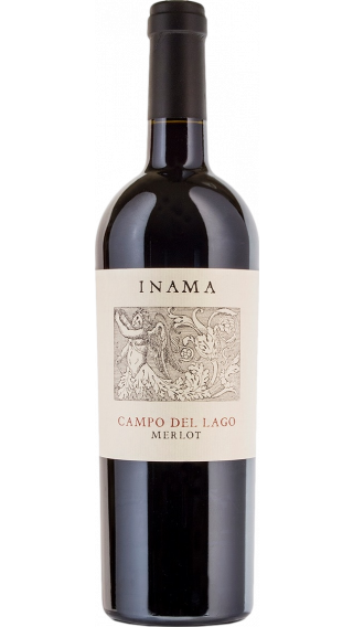 Bottle of Inama Campo del Lago Merlot 2018 wine 750 ml
