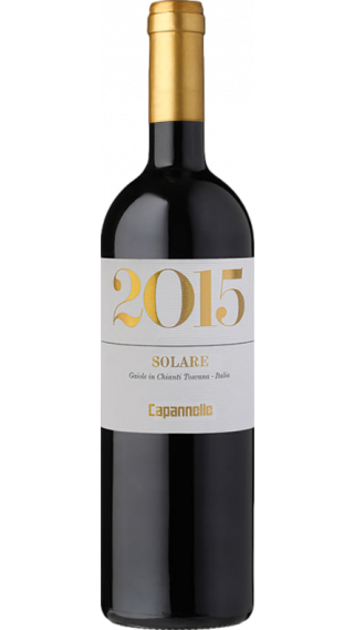 Bottle of Capannelle Solare 2015 wine 750 ml