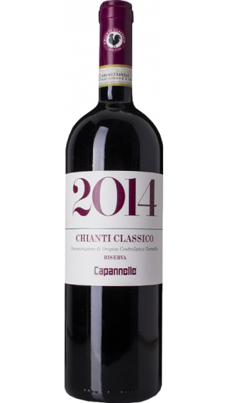Bottle of Capannelle Chianti Classico Riserva 2014 wine 750 ml
