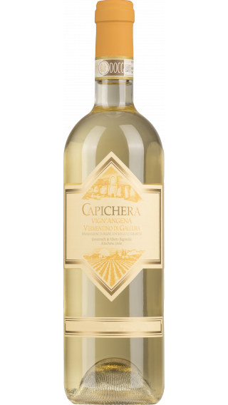 Bottle of Capichera Vign'Angena Vermentino 2020 wine 750 ml