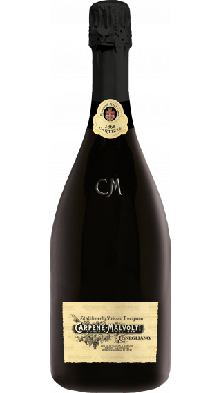 Bottle of Carpene Malvolti 1868 Cartizze Prosecco Superiore wine 750 ml
