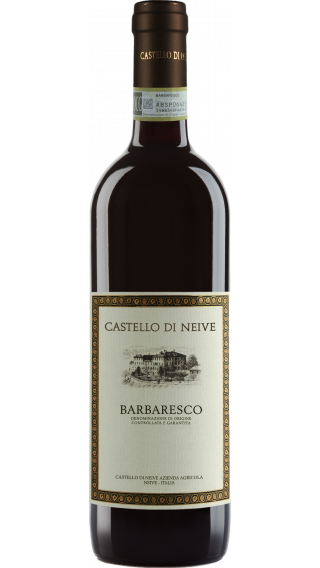Bottle of Castello di Neive Barbaresco 2018 wine 750 ml