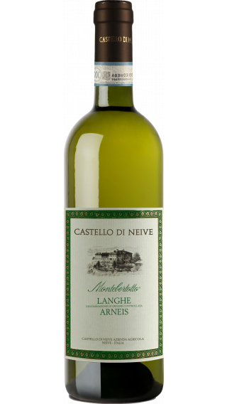Bottle of Castello di Neive Montebertotto Langhe Arneis 2020 wine 750 ml