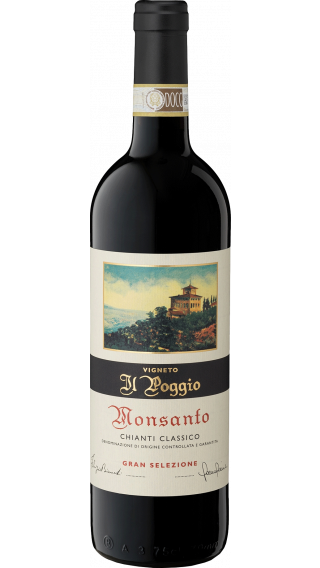 Bottle of Castello di Monsanto Chianti Classico Gran Selezione Il Poggio 2015 wine 750 ml