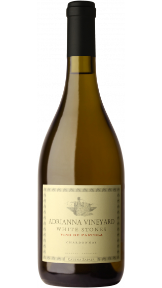 Bottle of Catena Zapata Adrianna Vineyard White Stones Chardonnay 2017 wine 750 ml
