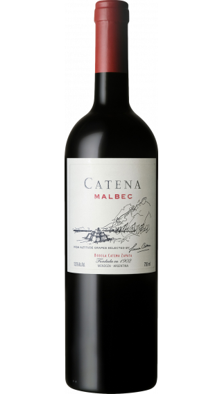 Bottle of Catena Zapata Catena Malbec 2019 wine 750 ml