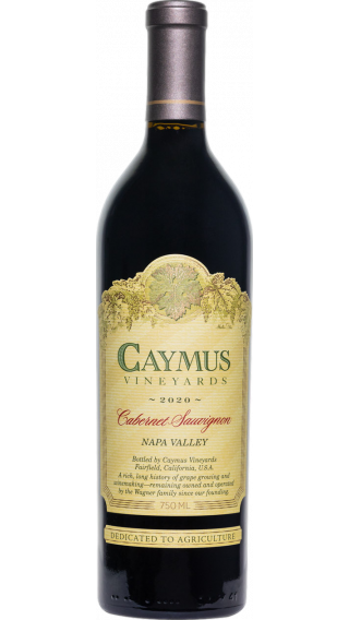 Bottle of Caymus Cabernet Sauvignon 2020 wine 750 ml