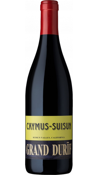 Bottle of Caymus Suisun Grand Durif 2018 wine 750 ml