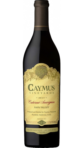 Bottle of Caymus Cabernet Sauvignon 2017 wine 750 ml