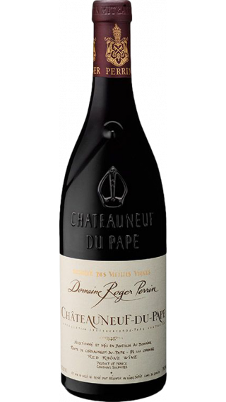 Bottle of Domaine Roger Perrin Chateauneuf du Pape Reserve Vieilles Vignes 2013 wine 750 ml