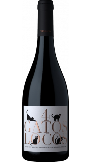Bottle of Chakana 4 Gatos Locos Malbec 2019 wine 750 ml