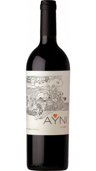 Bottle of Chakana Ayni Malbec 2018 wine 750 ml