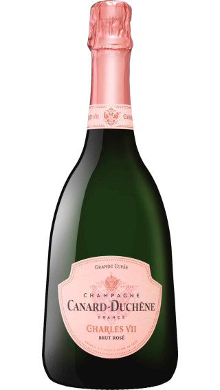 Bottle of Champagne Canard-Duchene Grande Cuvee Charles VII Rose wine 750 ml