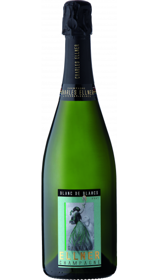 Bottle of Champagne Charles Ellner Blanc de Blancs Brut wine 750 ml