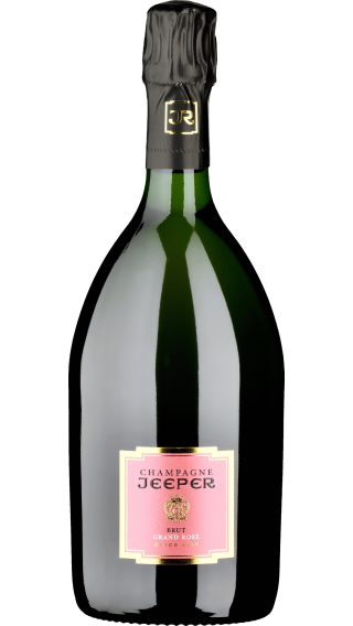 Bottle of Champagne Jeeper Grand Rose Brut wine 750 ml