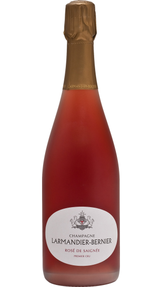 Bottle of Champagne Larmandier Bernier Rose de Saignee Premier Cru wine 750 ml