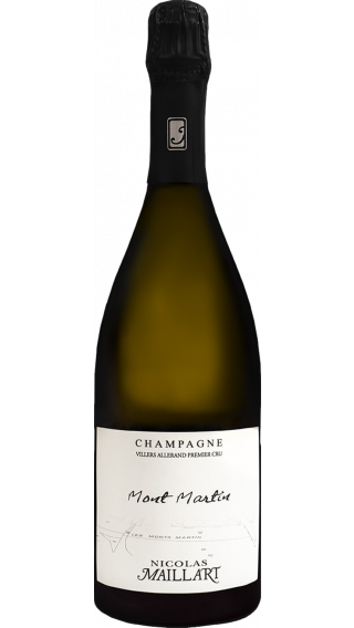 Bottle of Champagne Nicolas Maillart Mont Martin 1er Cru 2017 wine 750 ml