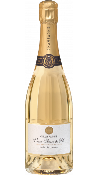 Bottle of Champagne Veuve Olivier & Fils Perle de Lumiere Brut wine 750 ml
