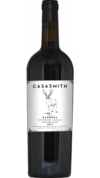 Bottle of Charles Smith CasaSmith Cervo Barbera 2019 wine 750 ml