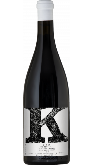 Bottle of Charles Smith K Vintners The Beautiful Syrah 2018 wine 750 ml