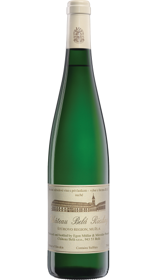 Bottle of Chateau Bela Egon Muller Riesling 2020 wine 750 ml