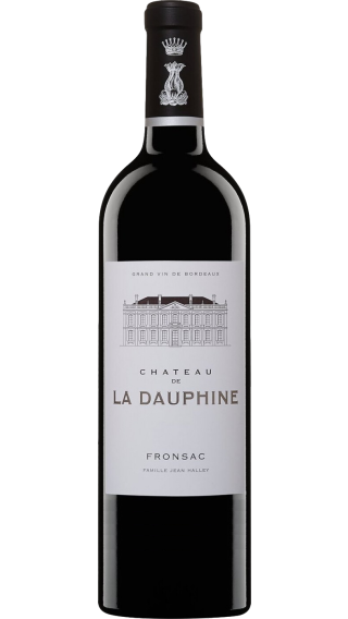 Bottle of Chateau de la Dauphine 2017 wine 750 ml