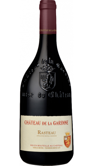 Bottle of Chateau de la Gardine Rasteau 2017 wine 750 ml