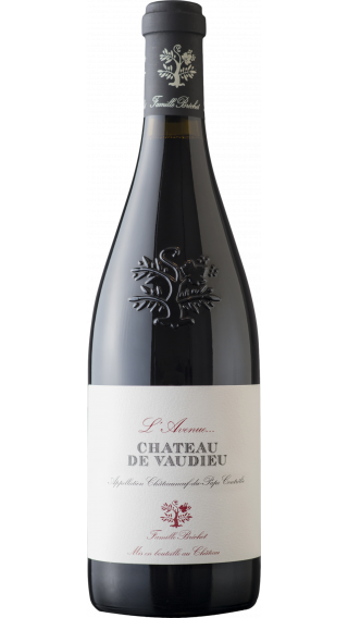 Bottle of Chateau de Vaudieu Chateauneuf du Pape L'Avenue 2017 wine 750 ml