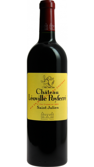 Bottle of Chateau Leoville Poyferre 2015 wine 750 ml