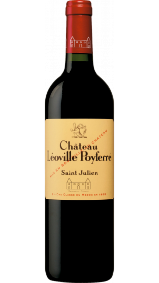 Bottle of Chateau Leoville Poyferre 2017 wine 750 ml