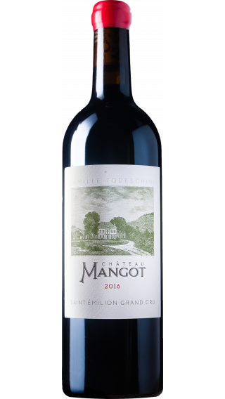 Bottle of Chateau Mangot Saint Emilion Grand Cru 2016 wine 750 ml