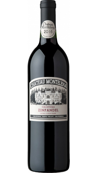 Bottle of Chateau Montelena Zinfandel 2016 wine 750 ml