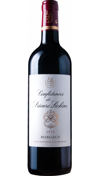 Bottle of Chateau Prieure Lichine Confidences de Prieure Lichine 2016 wine 750 ml