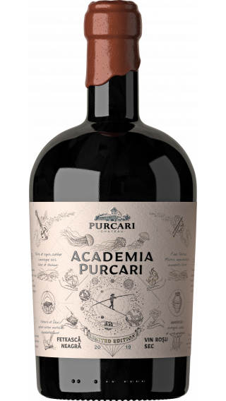 Bottle of Chateau Purcari Academia Feteasca Neagra 2019 wine 750 ml