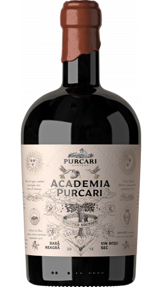 Bottle of Chateau Purcari Academia Rara Neagra 2019 wine 750 ml