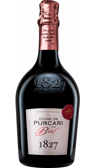Bottle of Chateau Purcari Cuvee de Purcari Rose Brut wine 750 ml