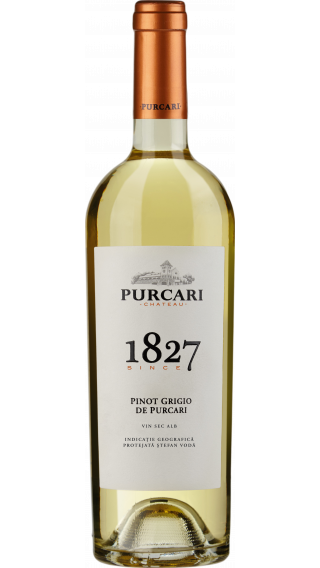 Bottle of Chateau Purcari Pinot Grigio de Purcari 2019 wine 750 ml