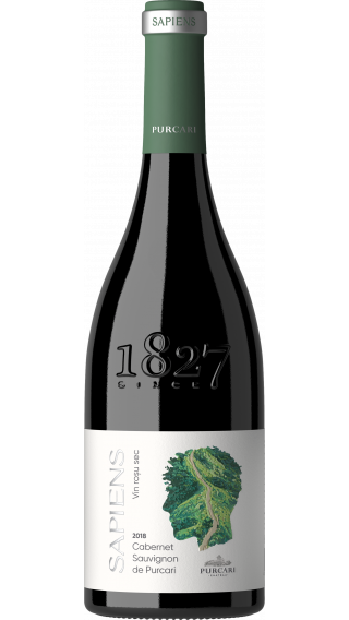 Bottle of Chateau Purcari Sapiens Cabernet Sauvignon 2018 wine 750 ml