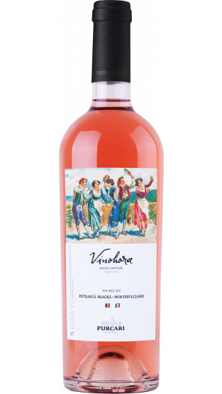 Bottle of Chateau Purcari Vinohora Rose 2020 wine 750 ml