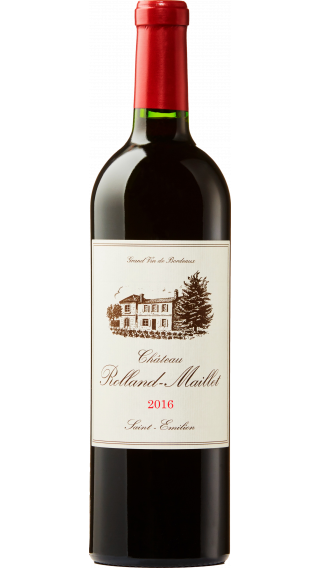 Bottle of Chateau Rolland-Maillet Saint-Emilion Grand Cru 2016 wine 750 ml