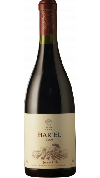 Bottle of Clos de Gat Har'el Syrah 2014 wine 750 ml