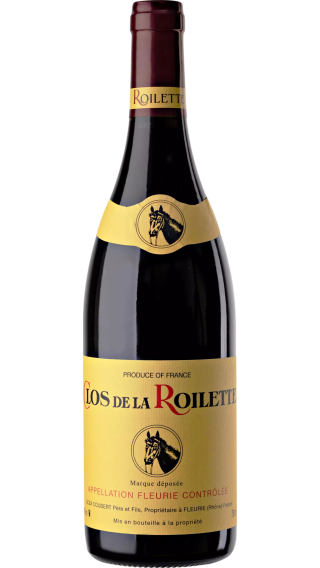Bottle of Clos de la Roilette Fleurie 2022 wine 750 ml