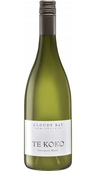 Bottle of Cloudy Bay Te Koko Sauvignon Blanc 2019 wine 750 ml