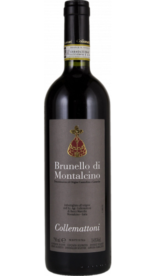 Bottle of Collemattoni Brunello di Montalcino 2017 wine 750 ml