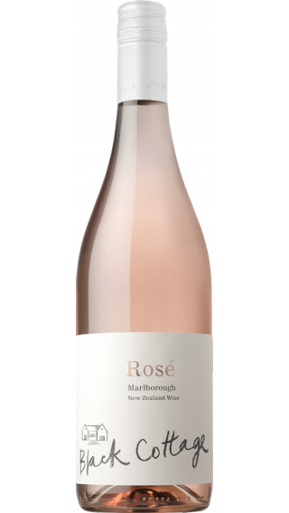 Bottle of Black Cottage Rose 2017 wine 750 ml