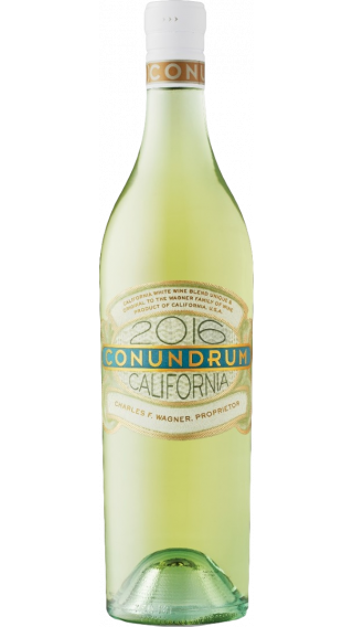 Bottle of Caymus Conundrum White 2016 wine 750 ml