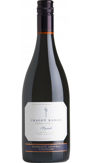Bottle of Craggy Range Gimblett Gravels Syrah 2018 wine 750 ml