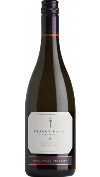 Bottle of Craggy Range Kidnappers Vineyard Chardonnay 2021 wine 750 ml