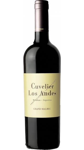 Bottle of Cuvelier Los Andes Grand Malbec 2016 wine 750 ml